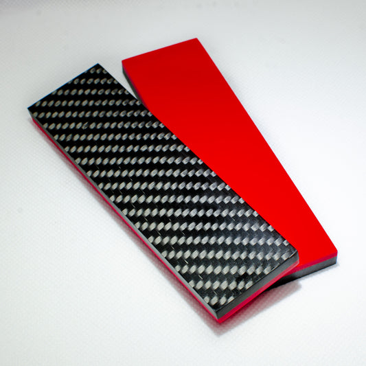 Карбон + G10 червено